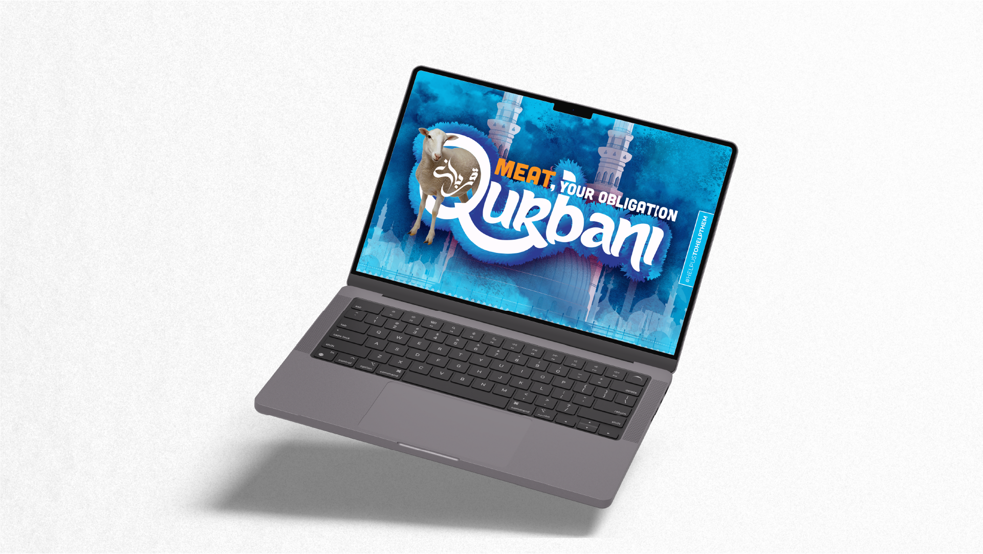 Qurbani digital campaign mockup